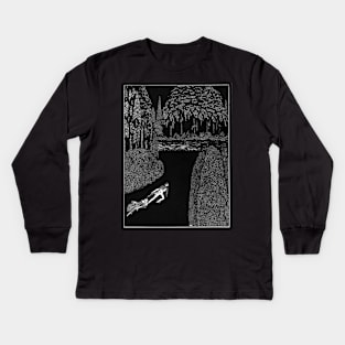 The Mystery of Marie Roget - Harry Clarke for E.A. Poe Kids Long Sleeve T-Shirt